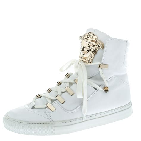 versace 2016 high top trainer|Versace sneakers for women.